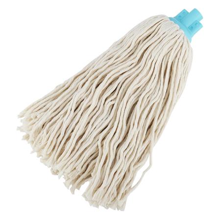 หัวม็อบผ้าคอตตอนหัวจุก BE MAN 2.5 นิ้ว สีขาว_1