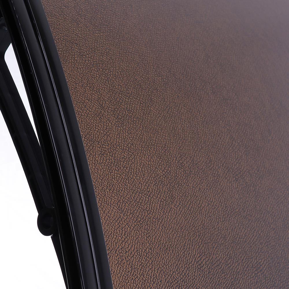 กันสาดโพลีคาร์บอเนต ผิวส้ม SUNSHIELD 100x150 ซม. สีน้ำตาลเข้ม