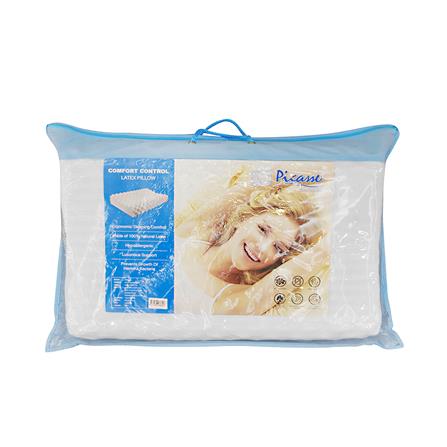 หมอนสุขภาพ ยางพารา PICASSO COMFORT CONTROL 14x24 นิ้ว สีขาว_1