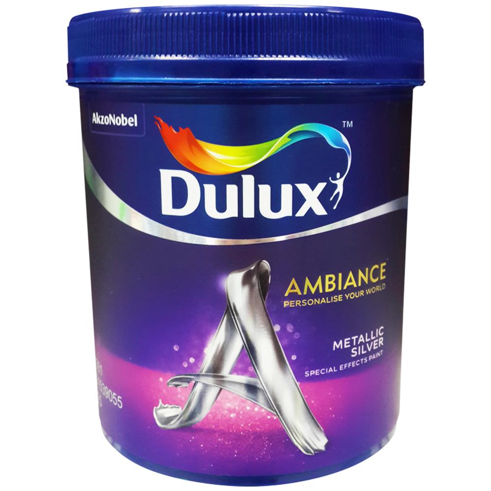 สีเท็กเจอร์ DULUX AMBIANCE METALIC SILVER 1 ลิตร