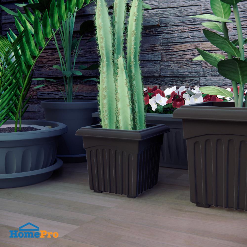 กระถางพลาสติก BABA 150 สี ESPRESSO