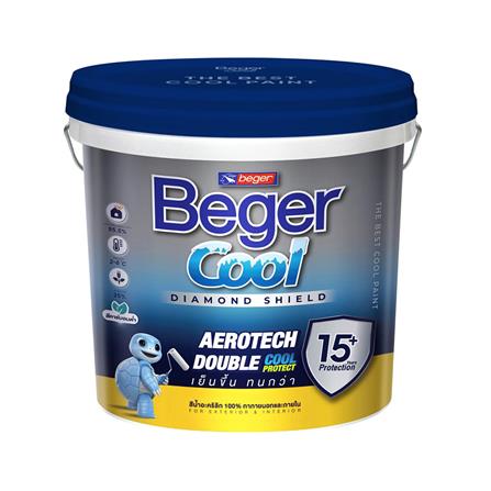 สีน้ำทาภายนอก ชนิดด้าน BEGER COOL DIAMONDSHIELD 15 BASE D 2.5 แกลลอน