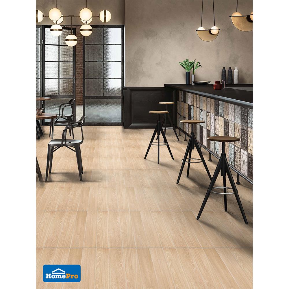 กระเบื้องพื้น 18x18 นิ้ว COTTO โอ๊คแลนด์ เบจ PM