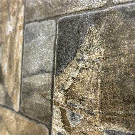 กระเบื้องพื้น 16x16 นิ้ว TARA ฟลิ้นท์ สโตน น้ำตาล PM 0.96_1