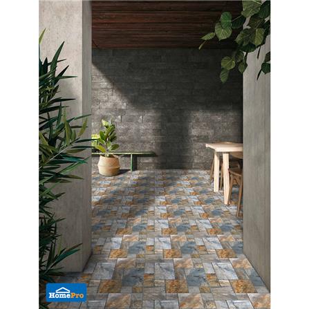 กระเบื้องพื้น 16x16 นิ้ว TARA ฟลิ้นท์ สโตน น้ำตาล PM 0.96_2