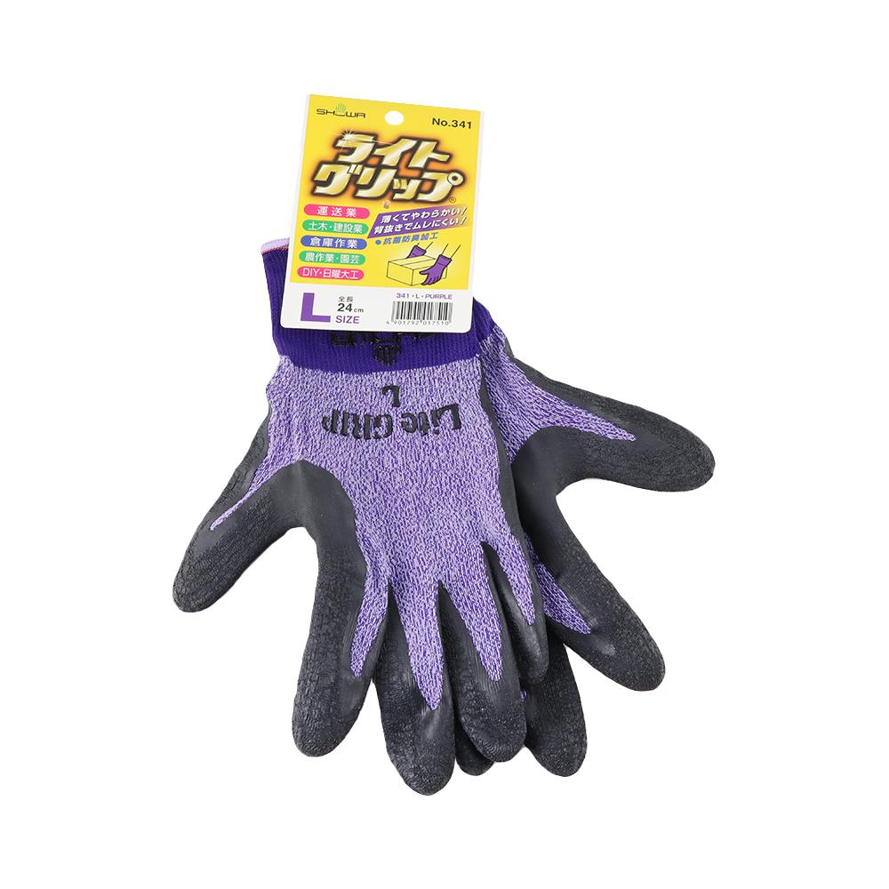ถุงมือไนล่อนเคลือบยาง SHOWA 341 Size L