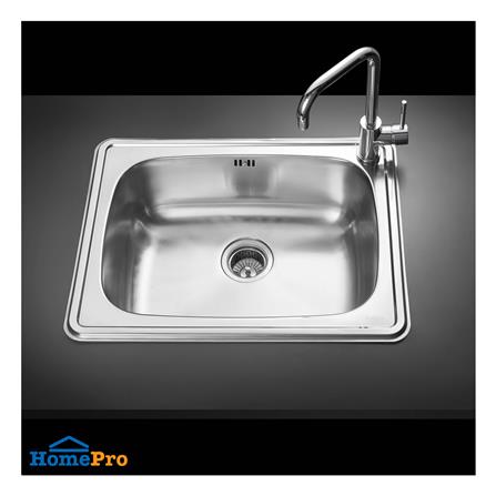 ซิงค์ฝัง 1 หลุม MEX D60B สเตนเลส_4