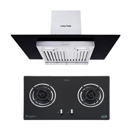 เตาฝัง+เครื่องดูดควัน LUCKY FLAME LGS-932 + RG-901S_0