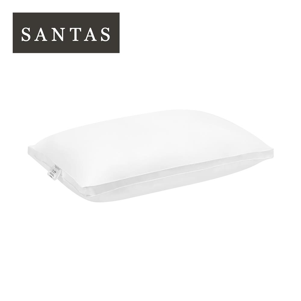 หมอนหนุน ใยสังเคราะห์ SANTAS MICROGEL LUXURY 19x29 นิ้ว สีขาว