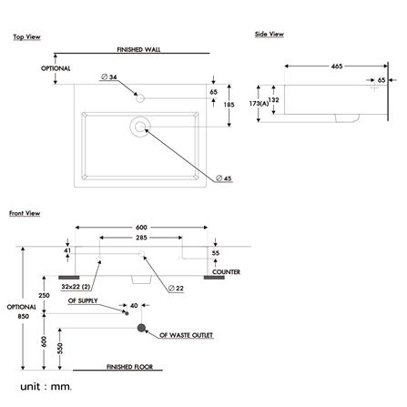 อ่างล้างหน้าวางบน NASCO NL-092 สีขาว_3