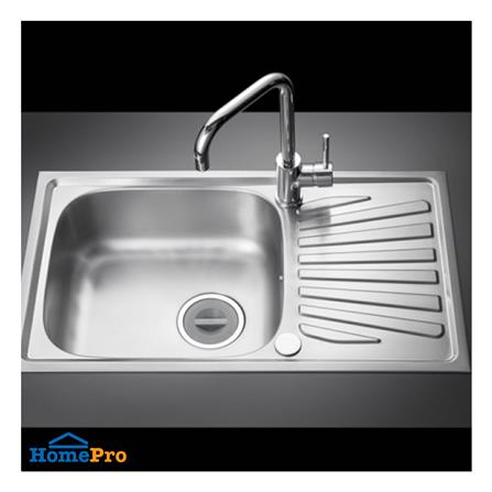ซิงค์ฝัง 1 หลุม 1 ที่พัก MEX DL75MN สเตนเลส_3