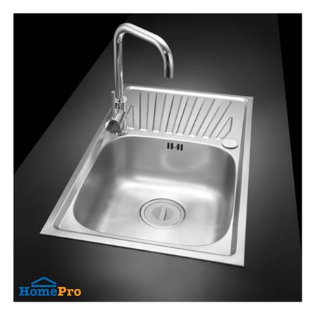 ซิงค์ฝัง 1 หลุม 1 ที่พัก MEX DL75MN สเตนเลส_4