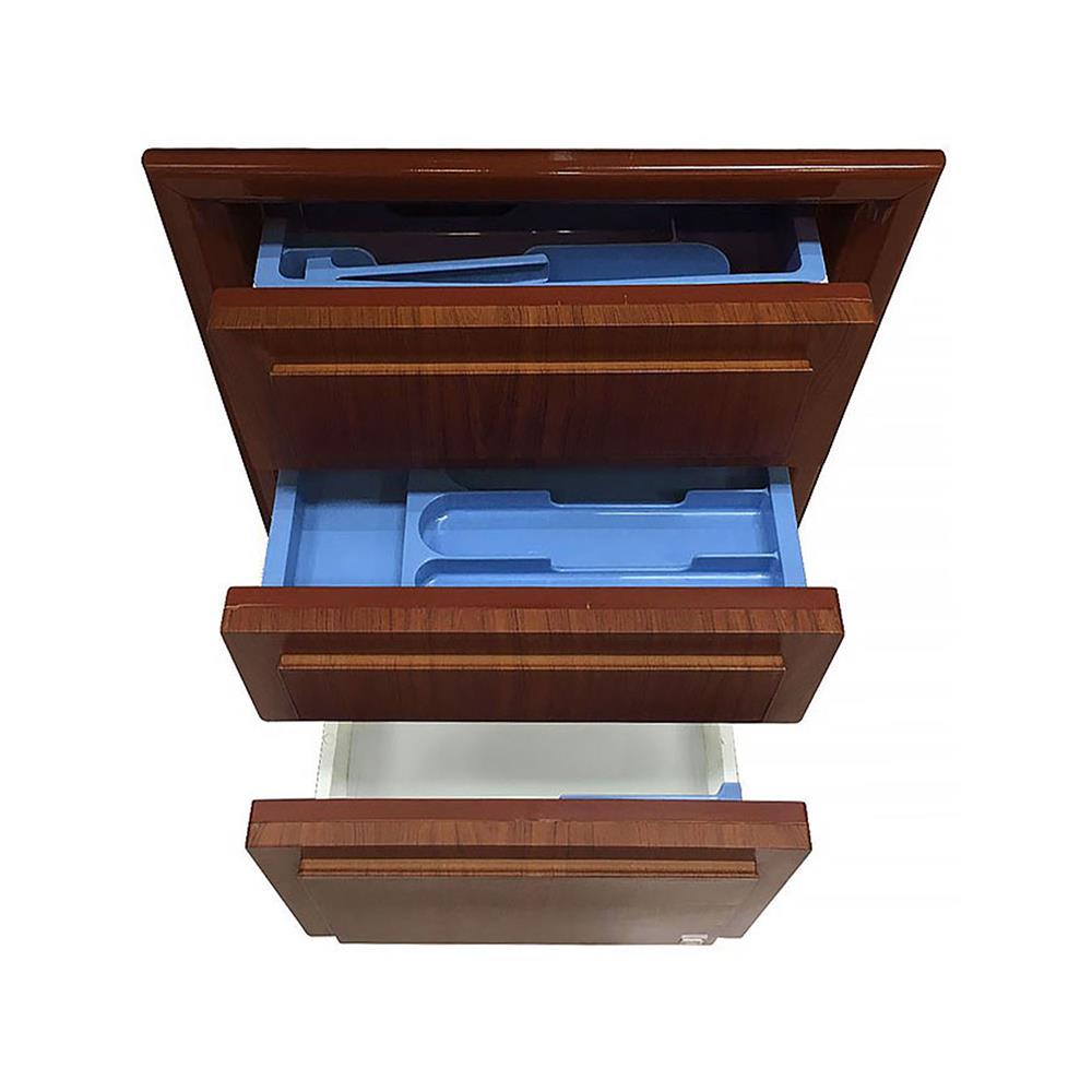 ตู้ลิ้นชัก ABS PLATINUM 3 ชั้น KING 49x68.8 ซม. สีไม้สัก