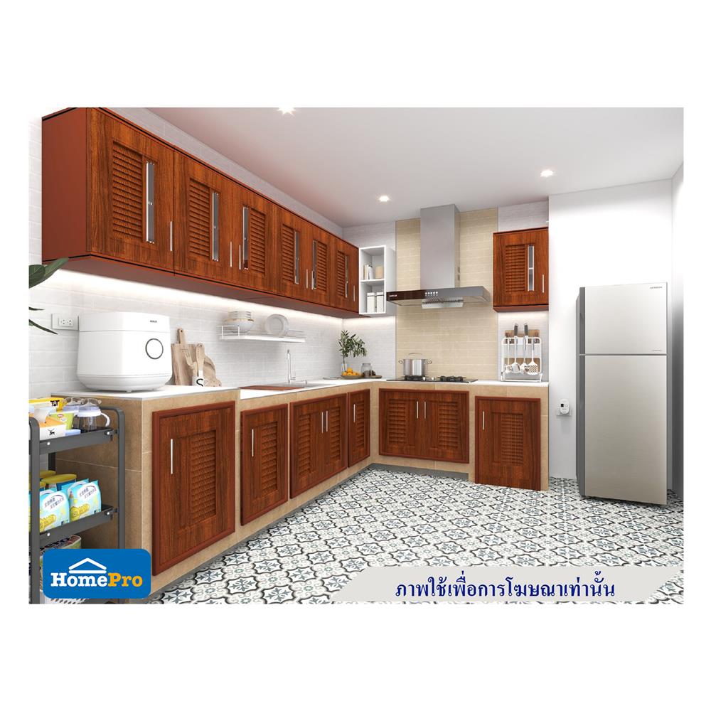บานถังแก๊ส ABS KING PLATINUM 50.8x73.6 ซม. สีไม้สัก