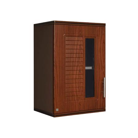 ตู้เดี่ยว KING PLAT-NOVA 45X68 ซม. สีไม้สัก