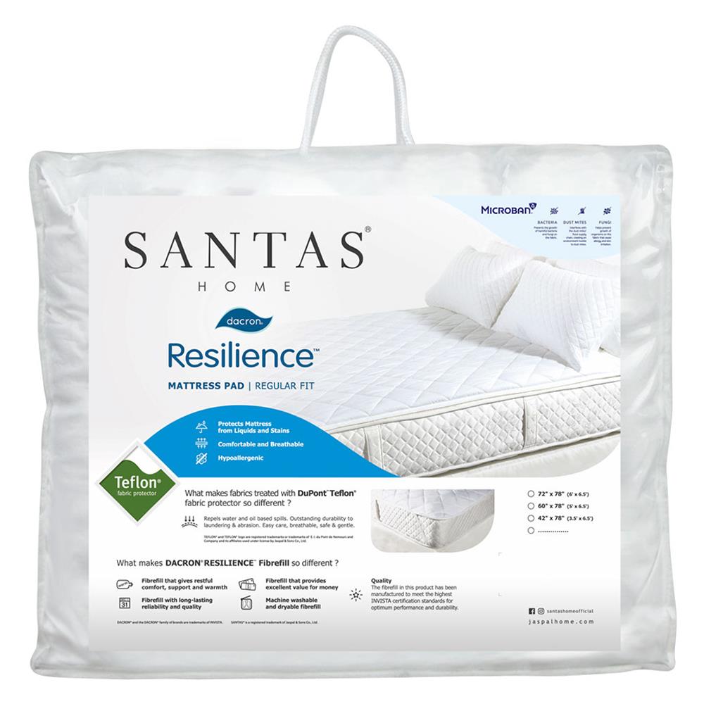 ผ้ารองกันเปื้อน QUEEN SIZE SANTAS TEFLON FLAT