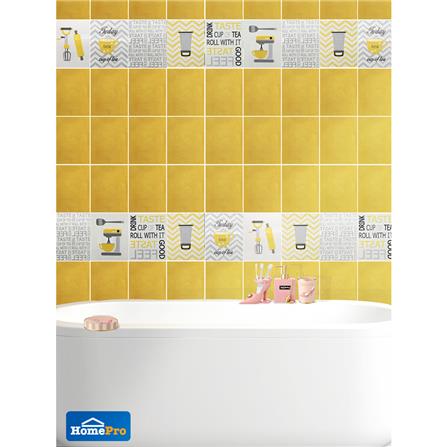 กระเบื้องผนังภาพชุด 8x10 นิ้ว คิทเช่นไอเดีย ขาว A_1