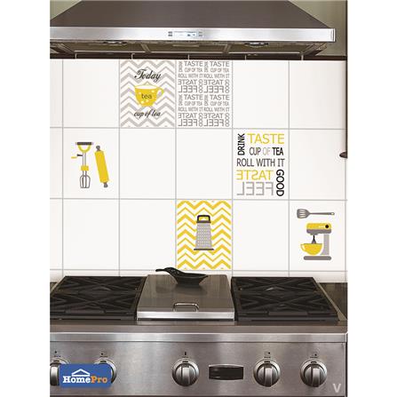 กระเบื้องผนังภาพชุด 8x10 นิ้ว คิทเช่นไอเดีย ขาว A_3