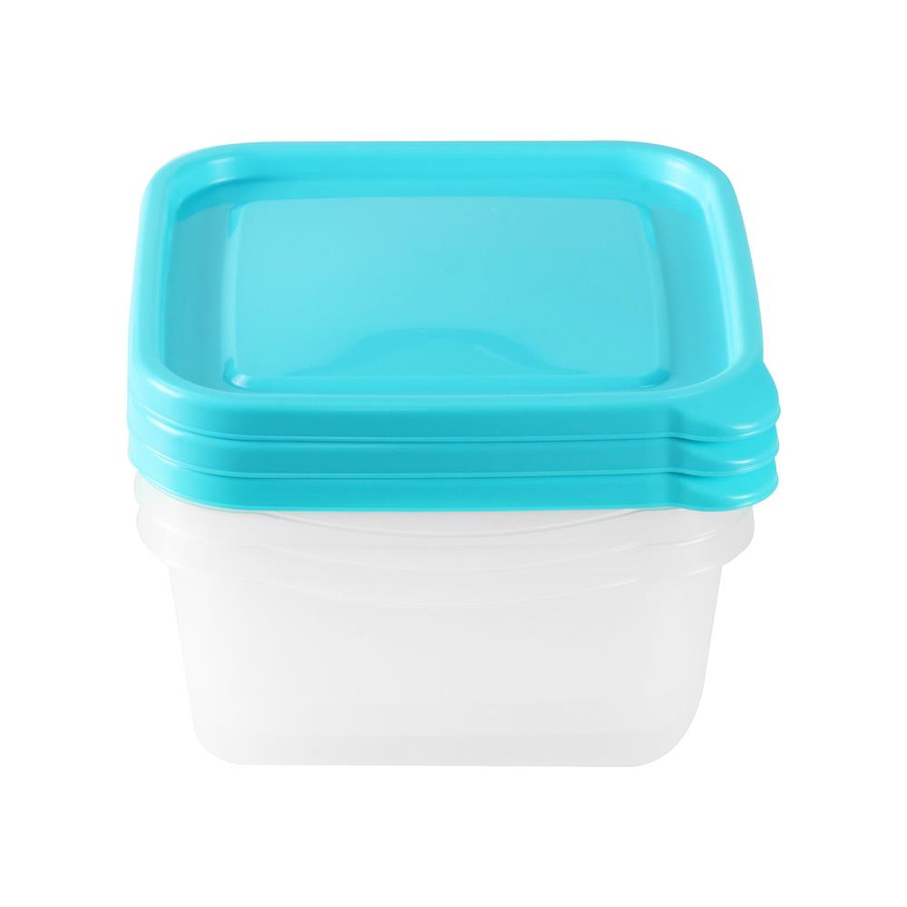 ชุดกล่องอาหารเหลี่ยม MICRON CHEF 6052 0.85 ลิตร แพ็ค 3 ชิ้น