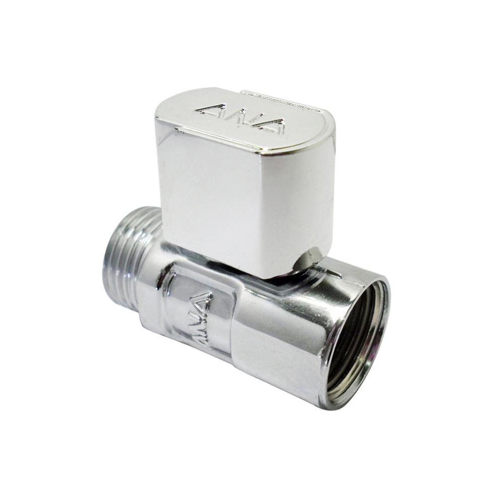 มินิบอลวาล์ว MALE/FEMALE ANA 1/2 นิ้ว ชุบโครเมียม