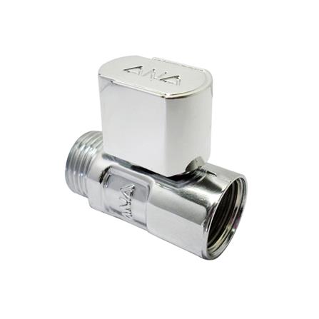 มินิบอลวาล์ว MALE/FEMALE ANA 1/2 นิ้ว ชุบโครเมียม