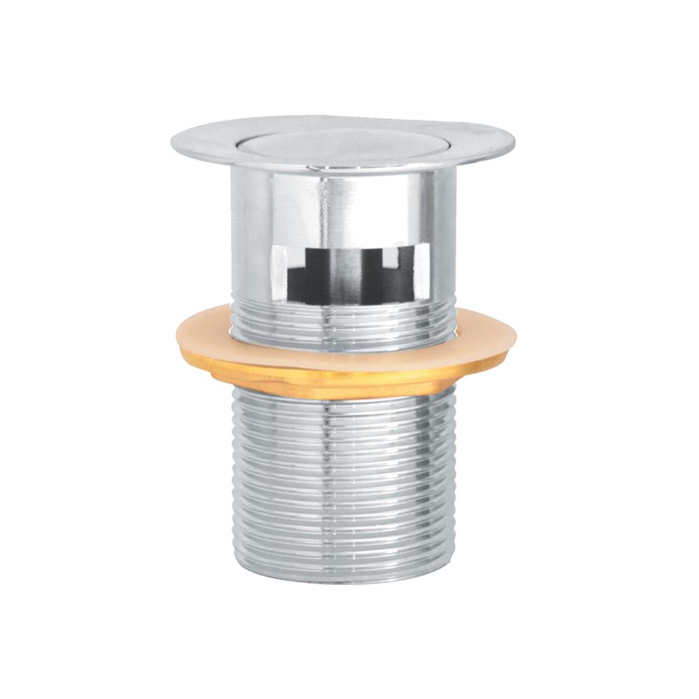 สะดืออ่างล้างหน้าแบบกด NOVABATH IS-3502 สีโครม