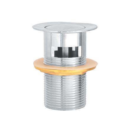 สะดืออ่างล้างหน้าแบบกด NOVABATH IS-3502 สีโครม