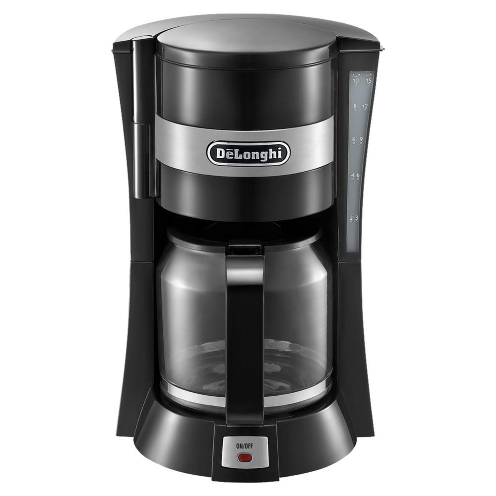 เครื่องชงกาแฟดริป DELONGHI ICM 15210.1 1.25 ลิตร สีดำ