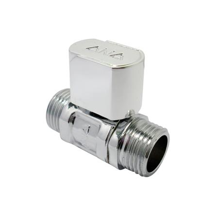 มินิบอลวาล์ว ANA MALE/MALE 1/2 นิ้ว ชุบโครเมียม_0
