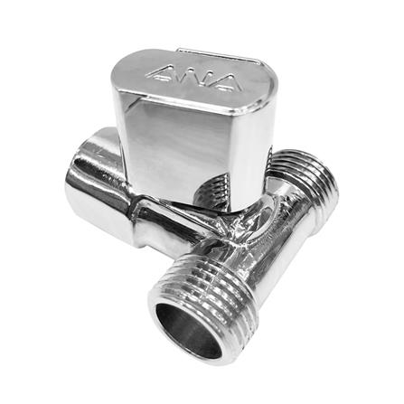 มินิบอลวาล์ว ANA MALE/FEMALE/MALE  1/2 นิ้ว ชุบโครเมียม_0