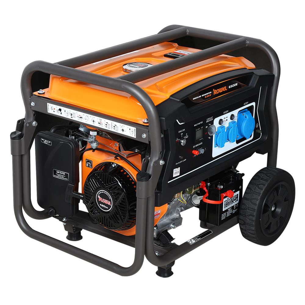 เครื่องกำเนิดไฟฟ้าเบนซิน ROWEL RW6500E 5.5 กิโลวัตต์