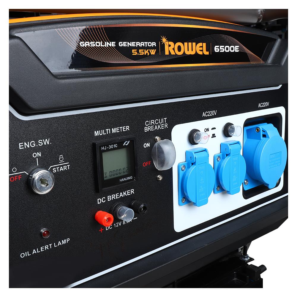 เครื่องกำเนิดไฟฟ้าเบนซิน ROWEL RW6500E 5.5 กิโลวัตต์