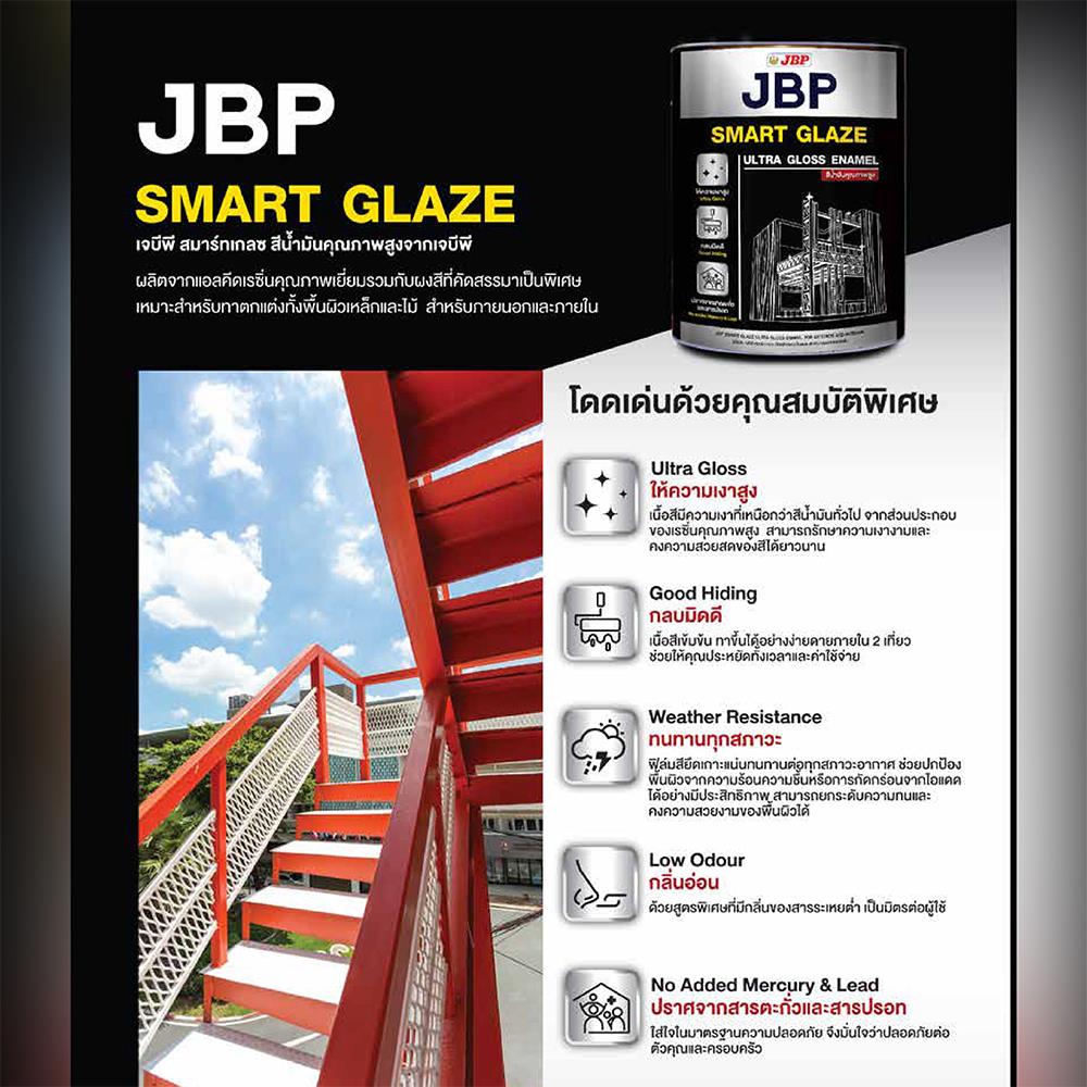 สีน้ำมัน JBP SMART GLAZE BASE C 1 แกลลอน