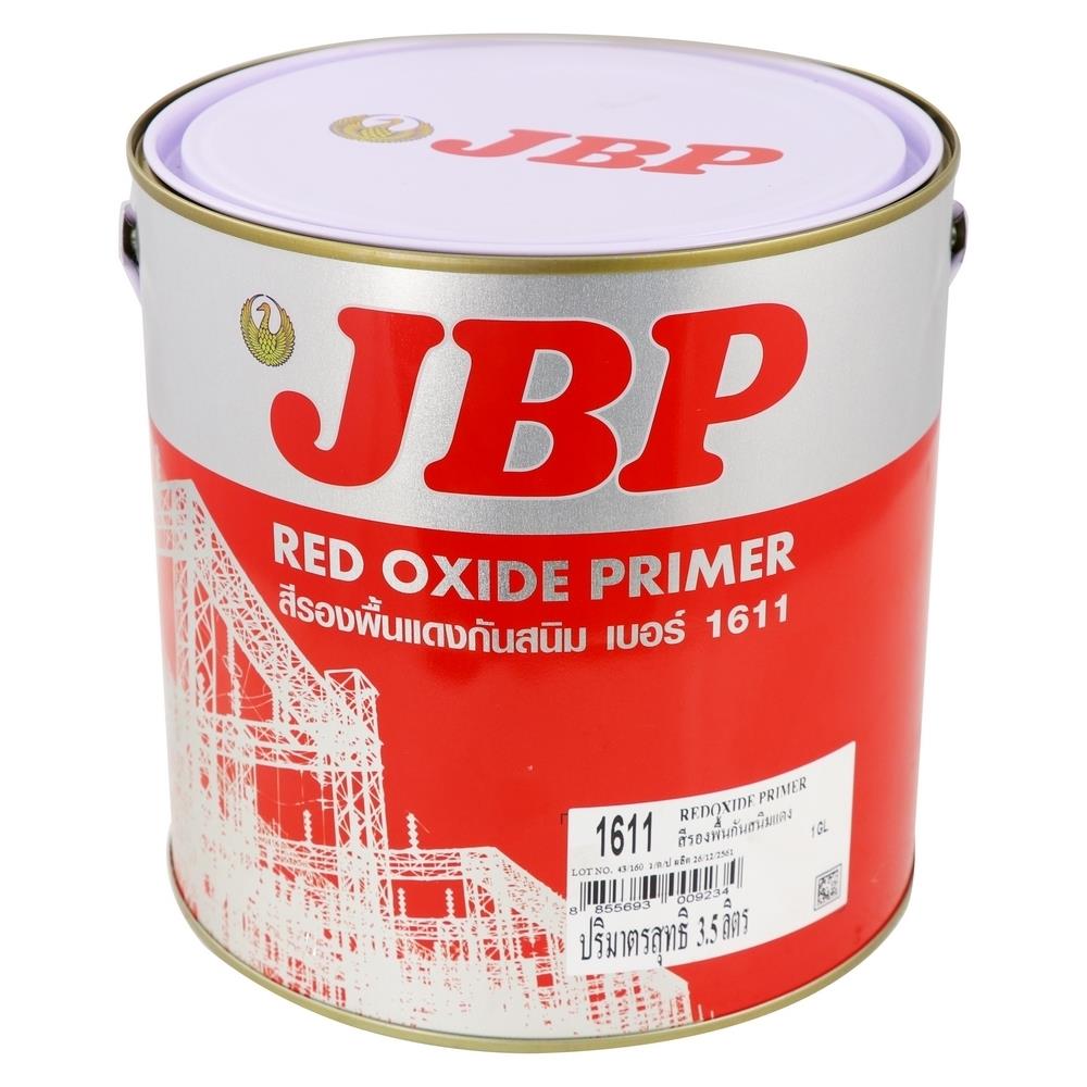สีรองพื้นโลหะกันสนิม JBP RED OXIDE 1611 1 แกลลอน สีเเดง