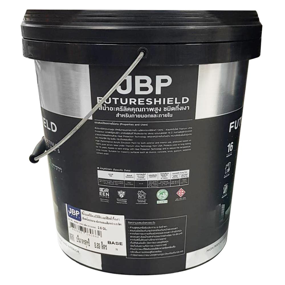 สีน้ำทาภายนอก ชนิดกึ่งเงา JBP FUTURESHIELD BASE D 1 แกลลอน