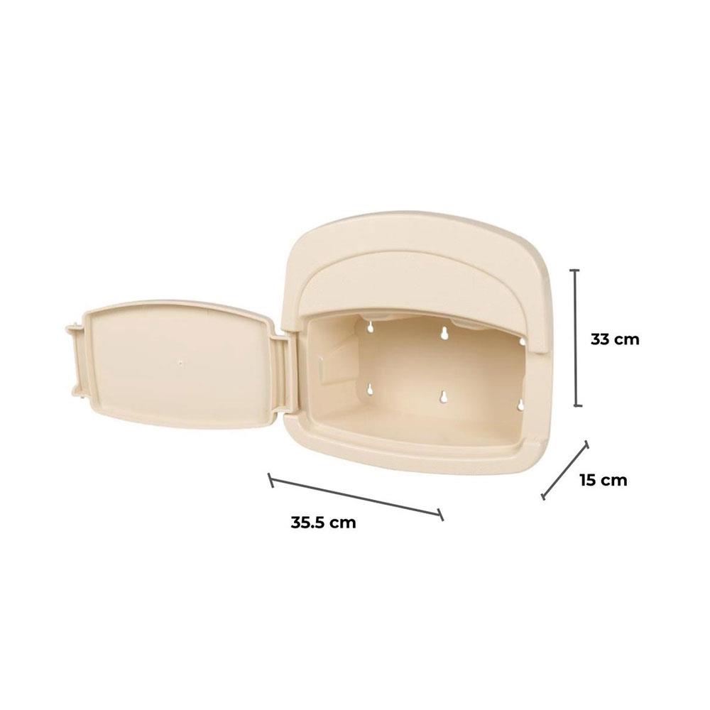 ที่แขวนเก็บสายยาง SPRING 1471 5/8 นิ้วX50เมตร สีครีม