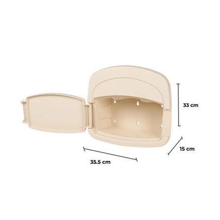 ที่แขวนเก็บสายยาง SPRING 1471 5/8 นิ้วX50เมตร สีครีม_7