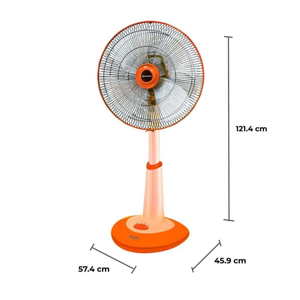 พัดลมสไลด์ SHARP PJ-SL201OR 20 นิ้ว สีส้ม