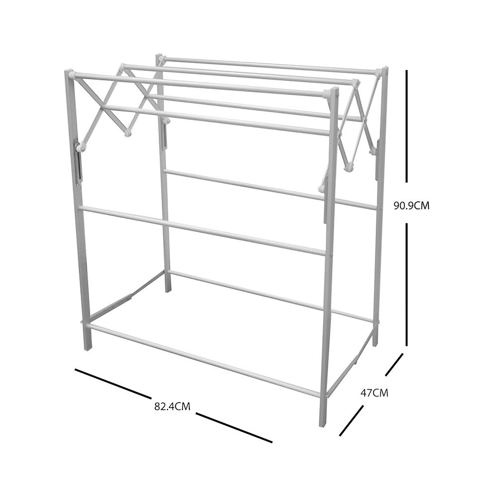 ราวพาดผ้าพับได้อะลูมิเนียม 9 เส้น PLIM
