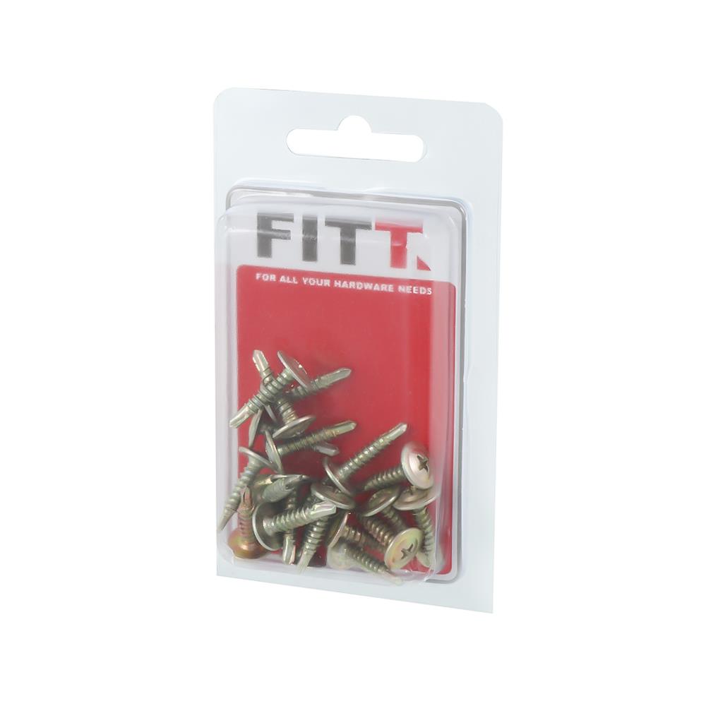 สกรูปลายสว่านหัวเวเฟอร์ FITT 8X3/4 นิ้ว 20 ชิ้น