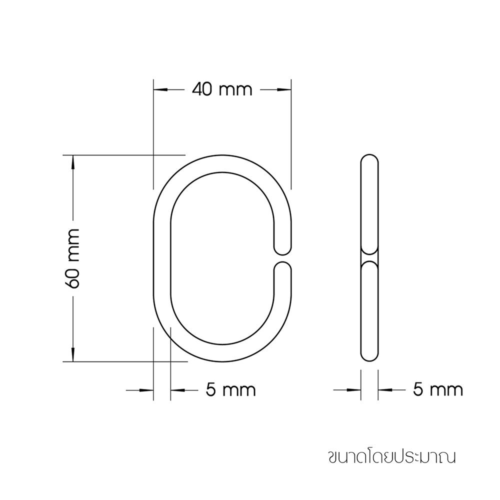 ม่านห้องน้ำ POLYESTER WSP SCP-3/A7213 180x180ซม.