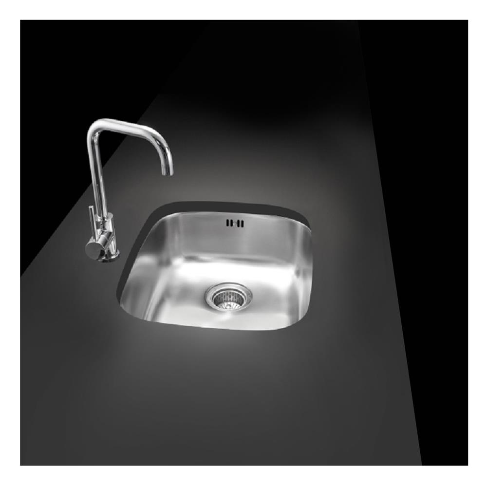 ซิงค์ฝัง 1หลุม MEX MU47B สเตนเลส