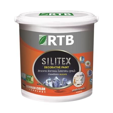 สีน้ำทาภายใน ชนิดด้าน SILITEX BASE A สีขาว 2.5 แกลลอน_0