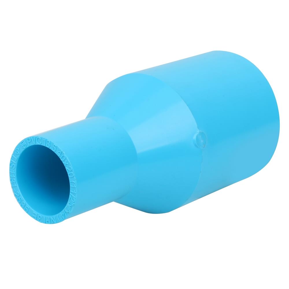 ข้อต่อตรงลด-หนา SCG 1 1/2 นิ้วX3/4 นิ้ว สีฟ้า