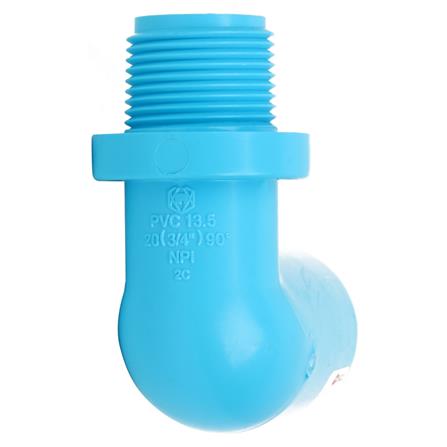 ข้องอ 90 เกลียวนอก-หนา SCG 3/4 นิ้ว สีฟ้า_1