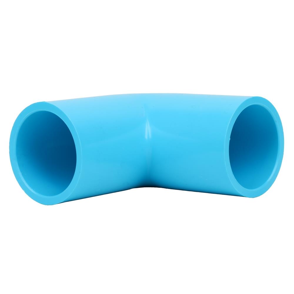 ข้องอ 90-หนา SCG 1 นิ้ว สีฟ้า