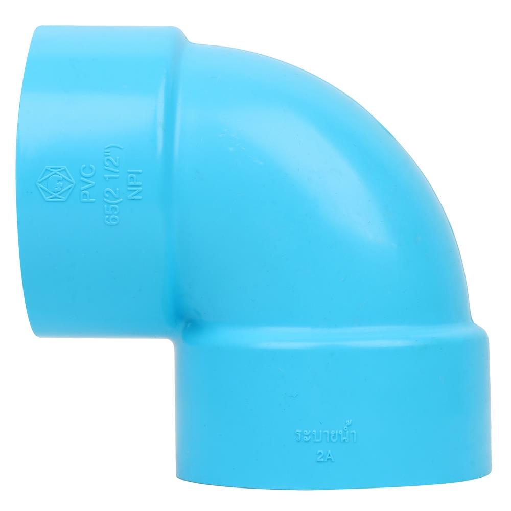 ข้องอ 90-บาง SCG 2 1/2 นิ้ว สีฟ้า