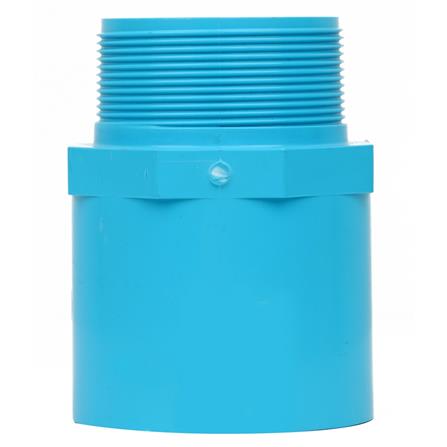 ข้อต่อตรงเกลียวนอก-หนา SCG 2 1/2 นิ้ว สีฟ้า_1