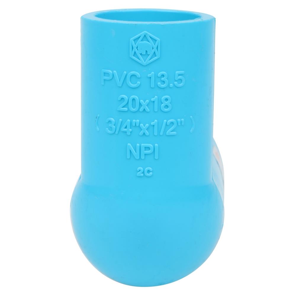 ข้องอ 90 ลด-หนา SCG 3/4 นิ้วx1/2 นิ้ว สีฟ้า