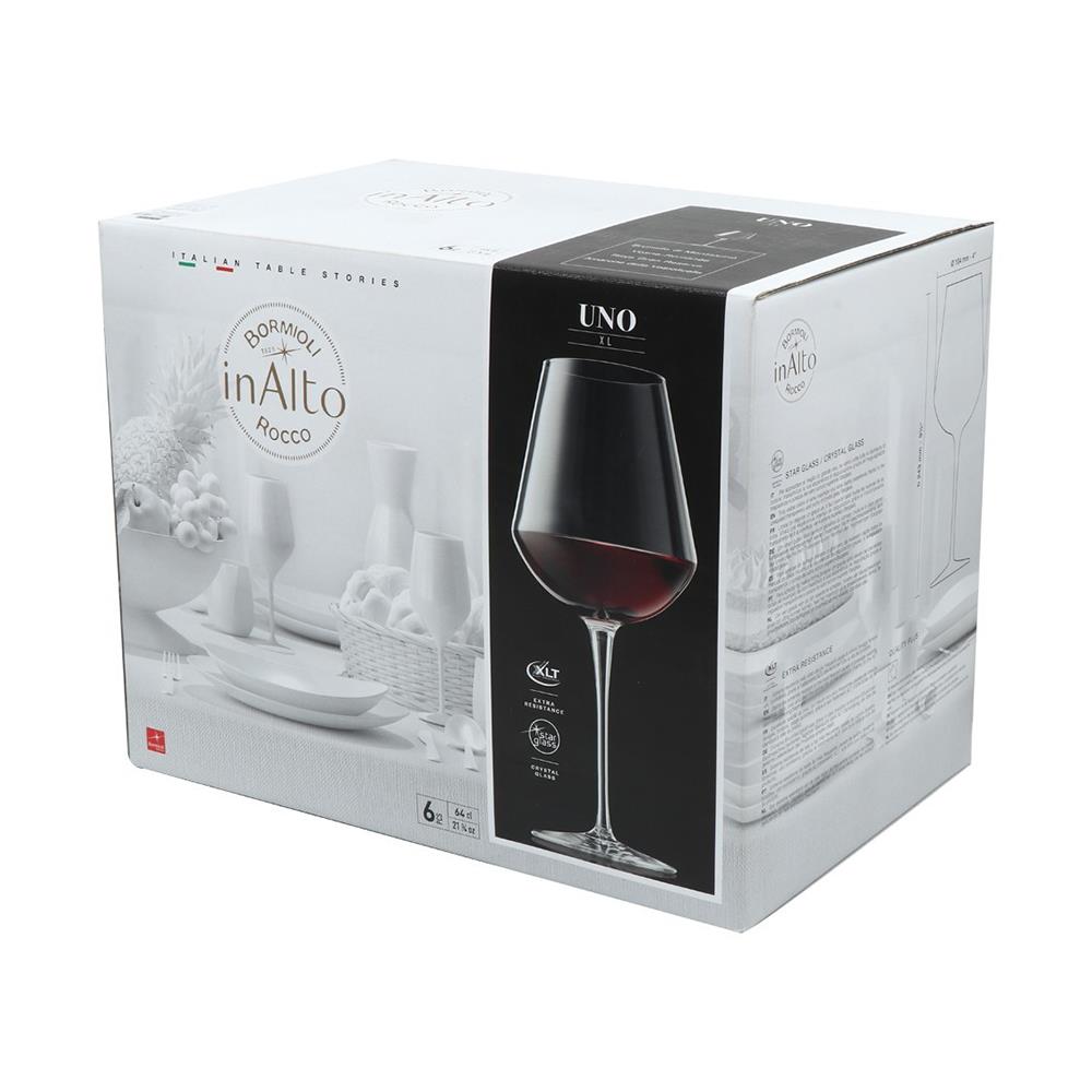 แก้วก้าน 620ml BORMIOLI UNO แพ็ค 6 ใบ